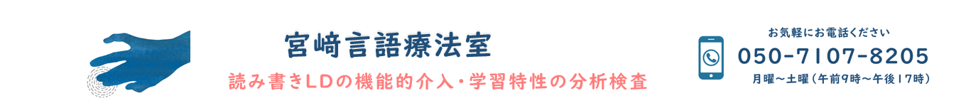 読み書きLD検査・個別指導