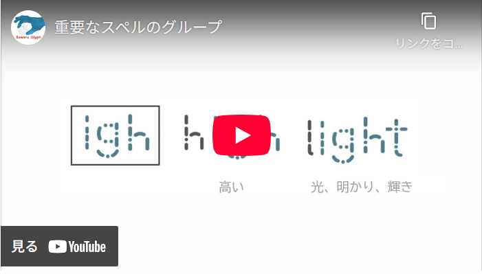 重要なスペルのグループ　動画を再生する